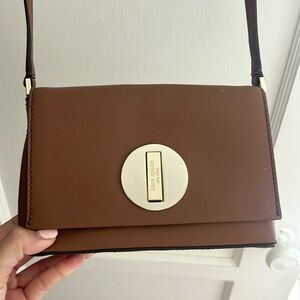 Kate Spade brown leather crossbody bag